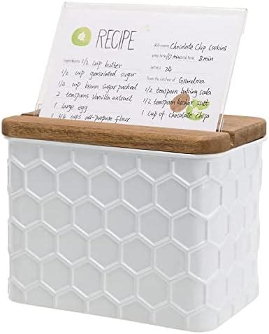 recipe card box metal|target recipe box.